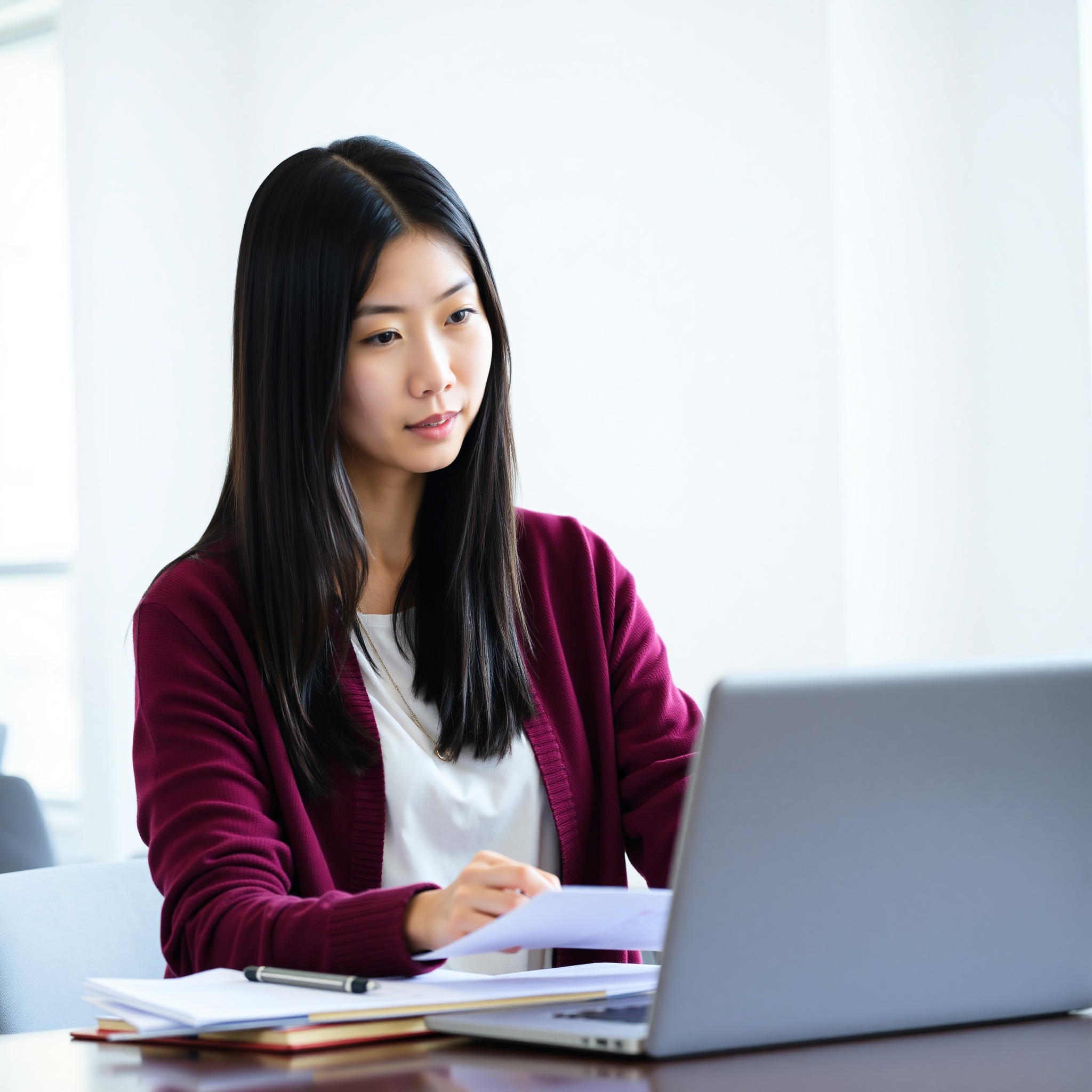 Professional developing new skills through focused learning